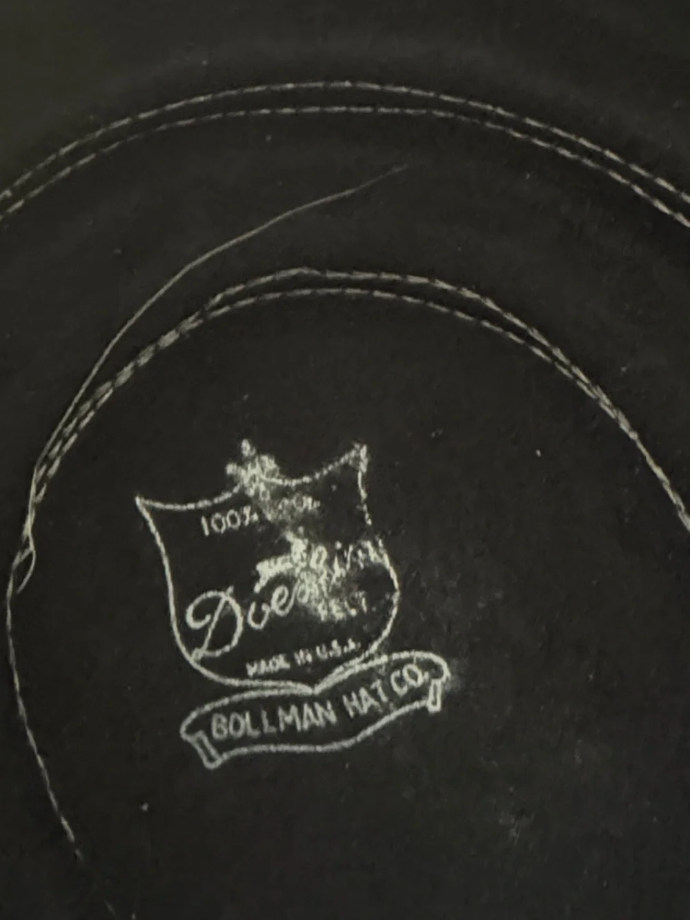 Sylvia New York vintage pillbox ladies navy hat